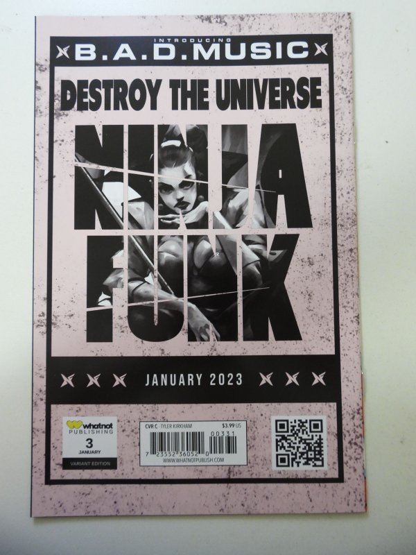Ninja Funk #3 Homage Variant Cover Signed W/COA NM Condition