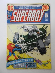 Superboy #196 (1973) VG Condition! 1/2 in tear front cover