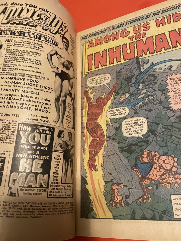 Fantastic Four #45 (1965)1st apps of the inhimans key book