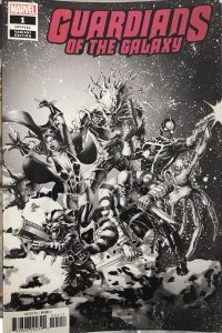 (2019) GUARDIANS OF THE GALAXY #1 ONE PER STORE PARTY SKETCH VARIANT COVER