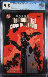 Batman: The Doom That Came to Gotham #3--CGC 9.8--DC--Mignola--comic book--43...