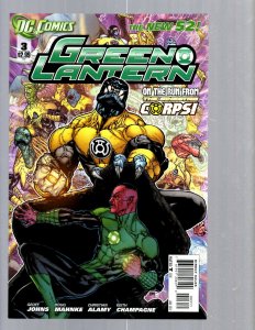 11 DC Comics Green Lantern #1 2 3 4 5 6 7 8 9 10 11 J448