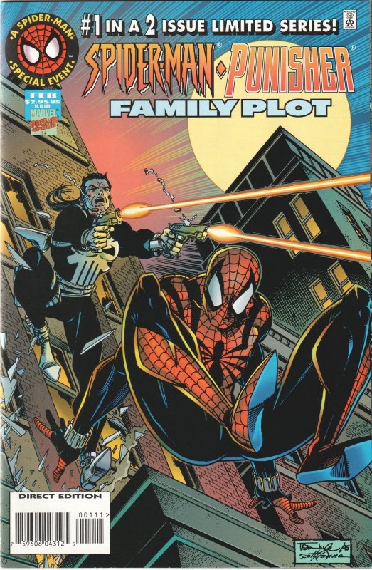 Spider-Man/Punisher: Family Plot #1, 2 (1996) Punisher COMPLETE SET!