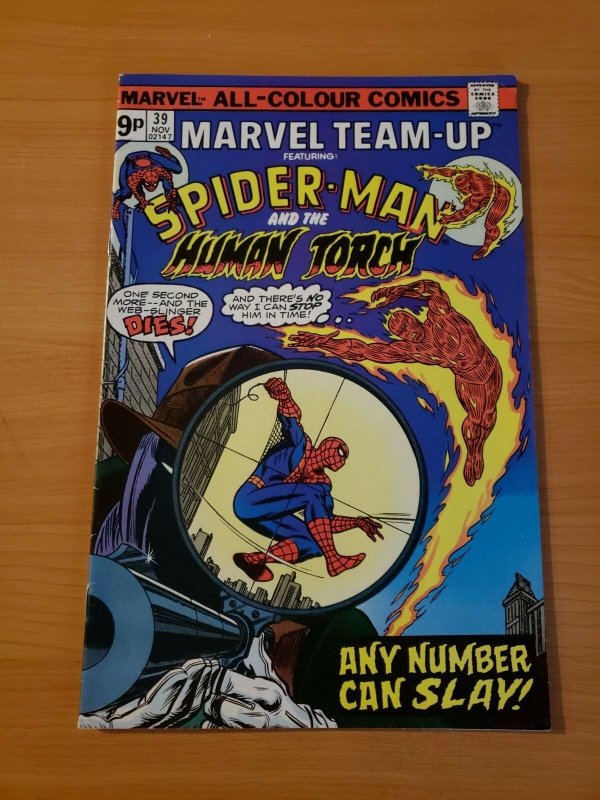 Marvel Team-Up #39 UK Variant ~ VERY FINE - NEAR MINT NM ~ 1975 Marvel Comics