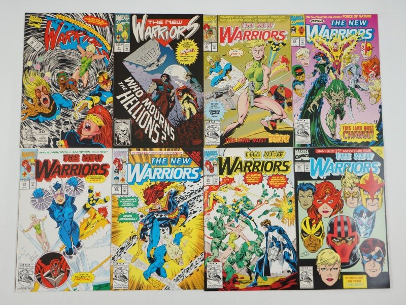 New Warriors #1-75 VF/NM complete series + Annual #1-4 - Night Thrasher Nova set 