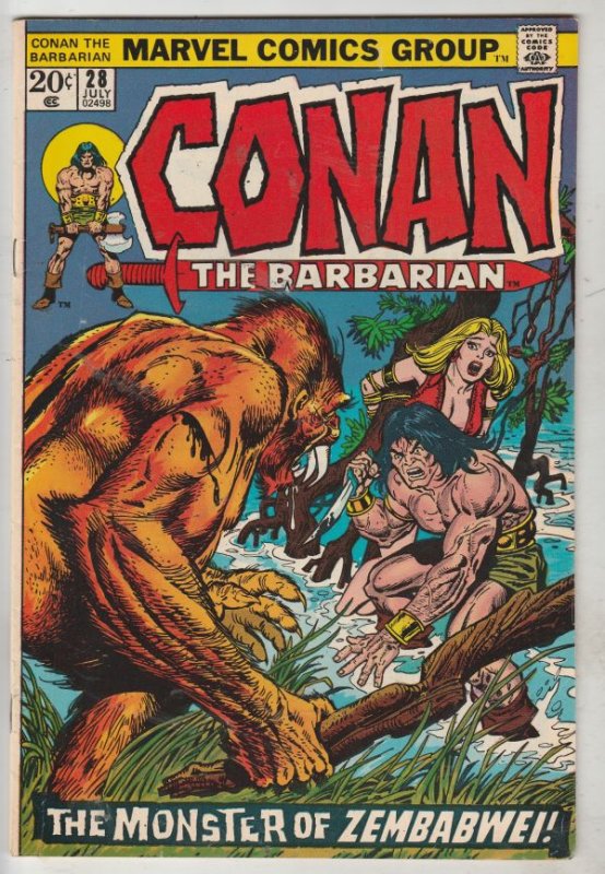 Conan the Barbarian #28 (Jul-73) NM- High-Grade Conan the Barbarian