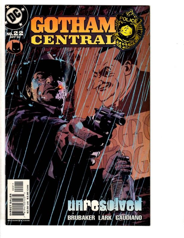 Lot Of 10 Gotham Central DC Comic Books # 13 18 19 20 21 22 23 25 26 28 CR23