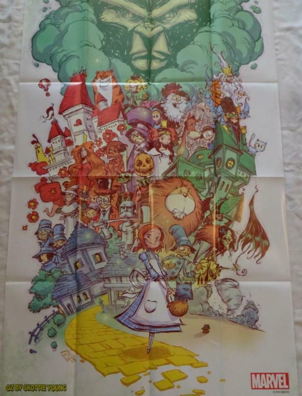 OZ Promo Poster, 24 x 36, 2014, MARVEL Wizard Lion, Unused more in our store 220