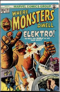 Where Monsters Dwell #22 (1973) Elektro