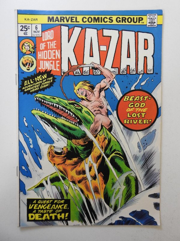 Ka-Zar #6 (1974) FN Condition! MVS intact!