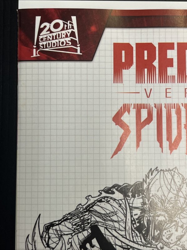 Predator Vs. Spider-Man #1 1:10 DESIGN VARIANT 2025 NM+ IN-HAND PROSHIPPER