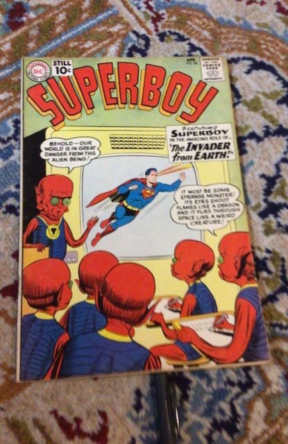 Superboy #88 (1961) The Invder From Earth aka Superboy! High-Grade VF+ Utah CERT