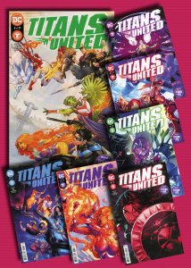Titans United #1,2,3,4,5,6,7 1-7 Superboy Starfire Nightwing NM