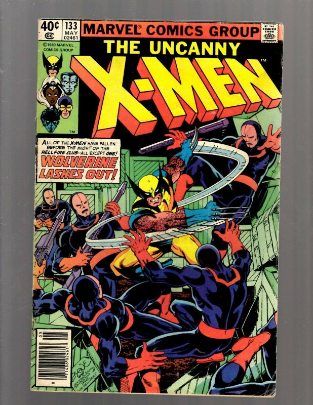 Uncanny X-Men # 133 VG/FN Marvel Comic Book Wolverine Storm Nightcrawler J450