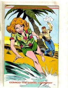 Jonny Quest # 2 VF+ Comico Comic Book SIGNED Action Adventure Swashbuckler J372