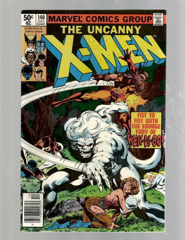 Uncanny X-Men # 140 VF/NM Marvel Comic Book Colossus Angel Wolverine Storm J450