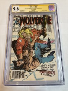 Wolverine (1989) # 10 (CGC 9.6) Signed Claremont *  Sienkiewicz • Newsstand