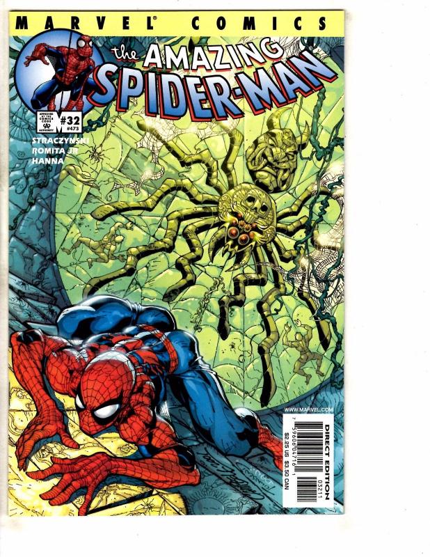 4 Amazing Spider-Man Marvel Comic Books # 473 474 475 476 NM Range Campbell J268