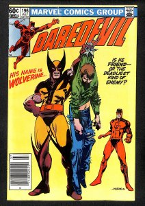 Daredevil #196  Wolverine! Marvel Comics