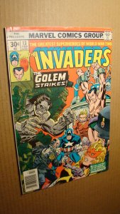INVADERS 13 *SOLID COPY* CAPTAIN AMERICA VS GOLEM 2ND APP SPITFIRE 1976