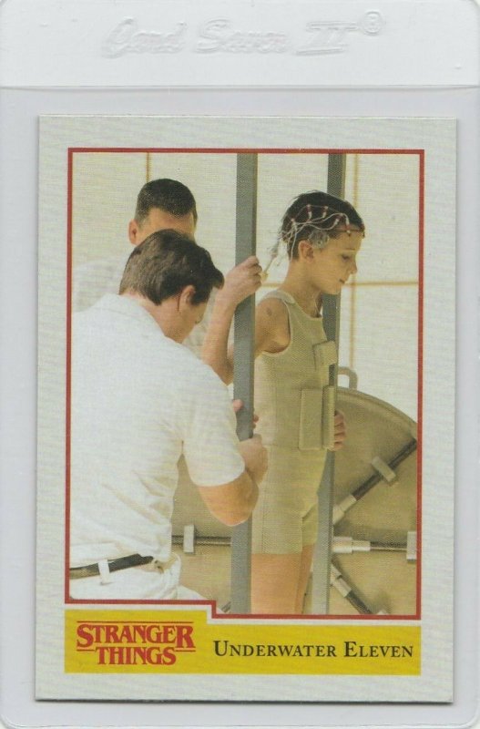 Stranger Things Underwater Eleven 68 Topps Netflix 2018 Season One trading card