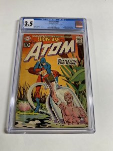 Showcase 34 Cgc 3.5 Ow/w Pages 1st Silver Age Atom