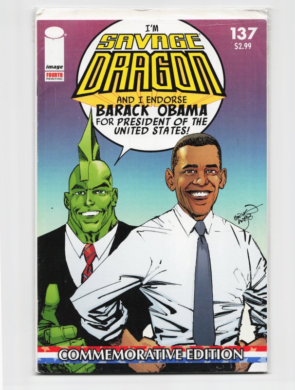 Savage Dragon #137 Fourth Print Cover (2008) The Amazing Joy Buzzards