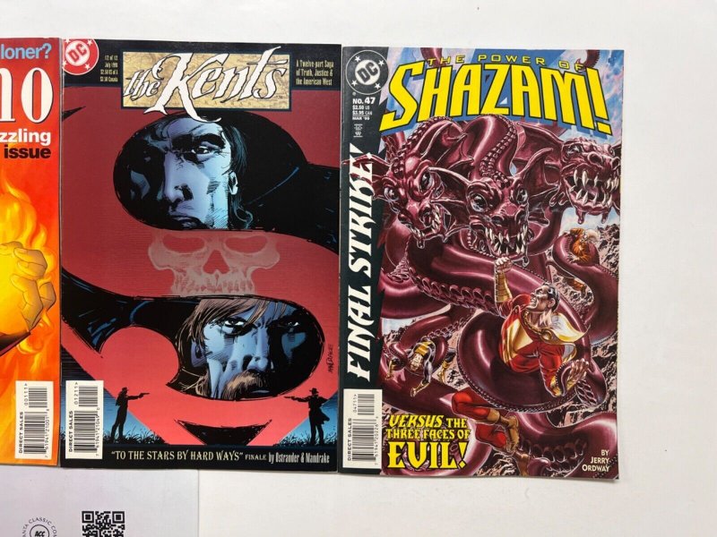 4 DC Comics Shazam # 47 + The Kents # 12 + Inferno # 1 + Hourman #4 36 JS42