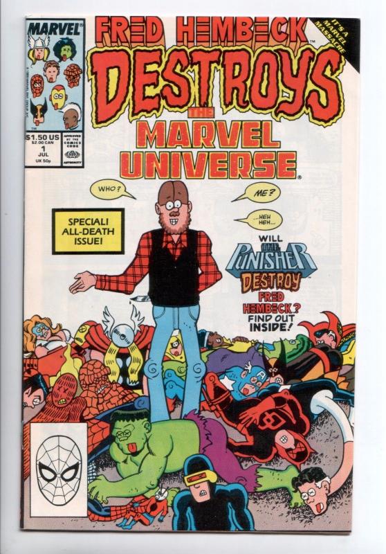 Fred Hembeck Destroys the Marvel Universe #1 - (Marvel, 1989) - VF