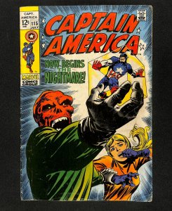 Captain America #115 Red Skull!