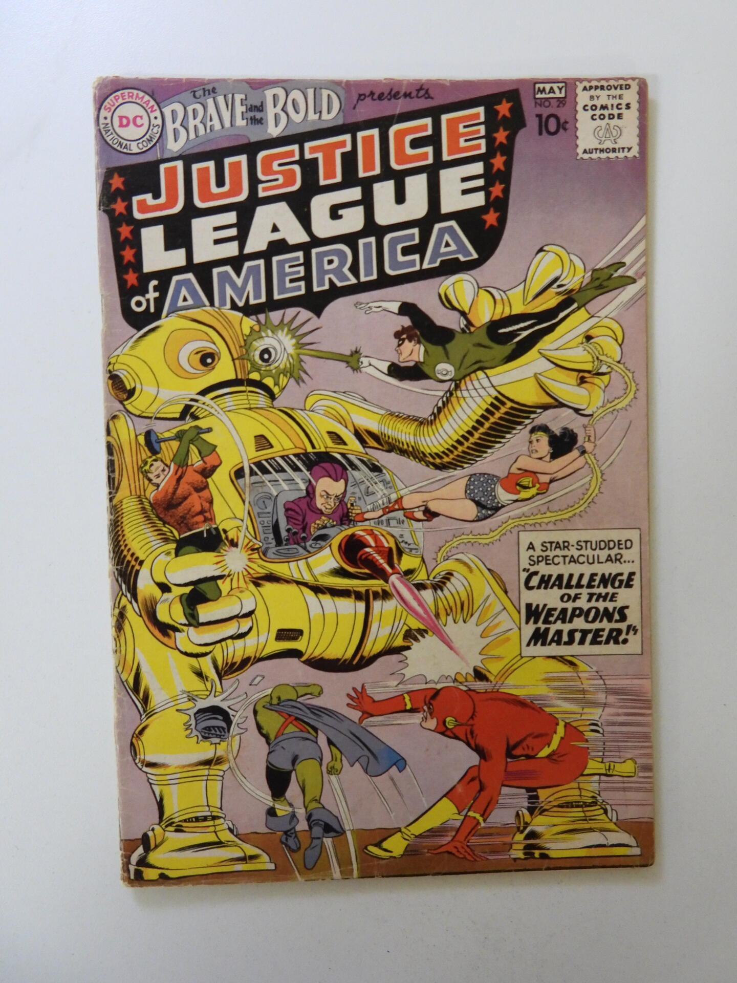 The Brave And The Bold 29 1960 Fn Condition 2nd Justice League Of America Comic Books 