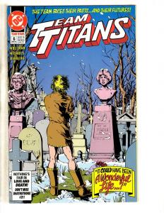Lot Of 8 Team Titans DC Comic Books # 4 5 6 7 8 9 10 + Annual # 1 Flash CR19