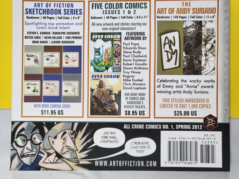 All Crime Comics #1 Bruce Timm Cover 2012 Art of Fiction