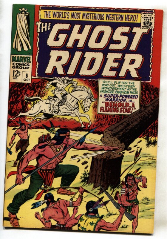 Ghost Rider #6 1967-Marvel comic book Dick Ayers art VF/NM