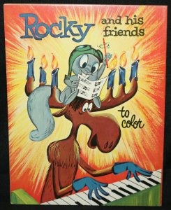 Rocky and His Friends to Color - Whitman - Western Printing File Copy (VF) 1961