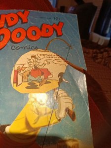 Howdy Doody Comics 18 Golden Age Dell Comic Book 1952 Western TV Show Adaptation