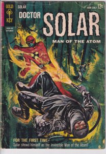 DOCTOR SOLAR #5 (Sep 1963) GD 2.0 yellowing to off white paper.
