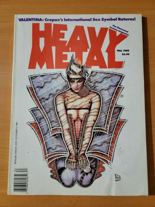 Heavy Metal Fall 1988 ~ VERY FINE - NEAR MINT NM ~ illustrated Magazine