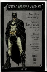 Batman Gargoyle of Gotham (2023 DC) #1 - 2nd Printing