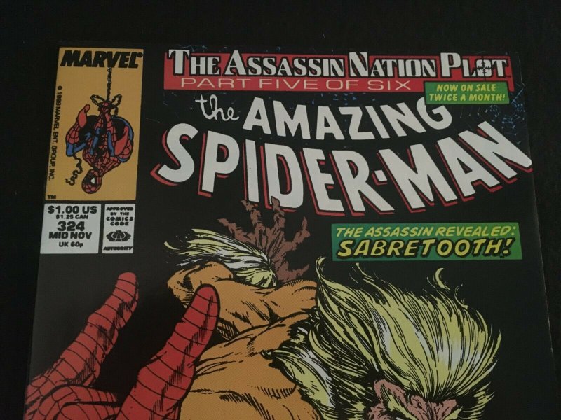 THE AMAZING SPIDER-MAN #324 VFNM Condition 