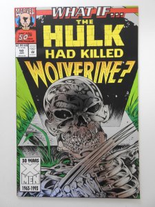 What If...? #50 (1993) Hulk Killed Wolverine? Sharp VF- Condition!