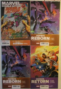 2021 Heroes Reborn Lot of 4 #1, 5 x2, Double Action 1 Marvel Comic Books