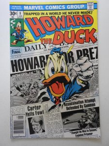 Howard the Duck #8 (1977) Howard The Duck For President! Sharp Fine/VF Condition