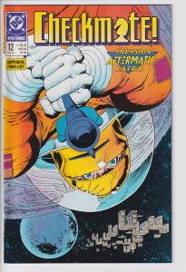 CHECKMATE #12 (Feb 1989) NM 9.4 white!