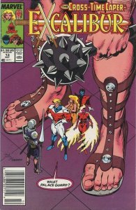 Excalibur #13 (Newsstand) FN ; Marvel | Chris Claremont Cross-Time Caper