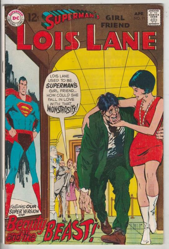 Superman's Girlfriend Lois Lane #91 (Apr-69) VF High-Grade Superman, Lois Lane