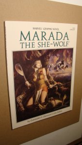 MARVEL GRAPHIC NOVEL MARADA THE SHE-WOLF *NM 9.4* CONAN SAVAGE SWORD HOWARD