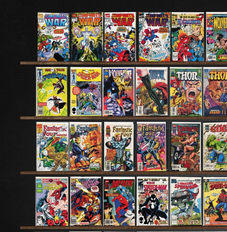 Huge Lot 140+ Comics with Marvel Tales, The Amazing Spider-Man, Thor & More!