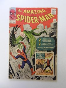 The Amazing Spider-Man #2 (1963) 1st appearance of The Vulture VG- see desc