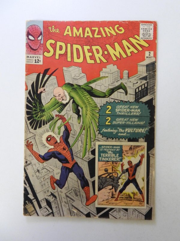 The Amazing Spider-Man #2 (1963) 1st appearance of The Vulture VG- see desc